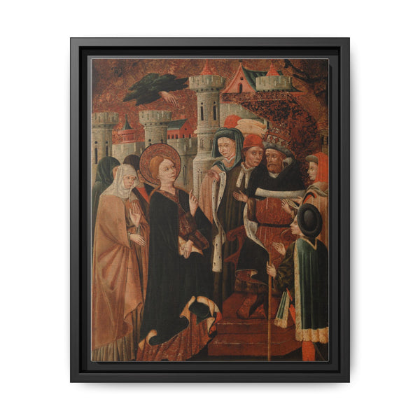 Saint Catherine of Siena before Pope Gregory XI by Blasco de Grañén - NOMADEN ART GALLERY