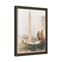 Luxor city on the east bank of the Nile River in southern Egypt illustration by David Roberts (1796–1864)