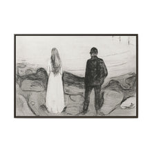Two Human Beings. The Lonely Ones (1894) by Edvard Munch - NOMADEN ART GALLERY