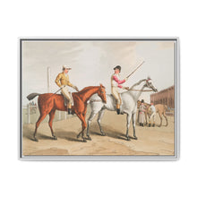 Illustration of jockies from The Costume of Yorkshire (1814) by George Walker - NOMADEN ART GALLERY