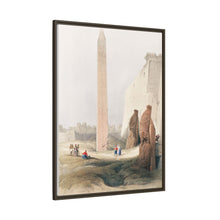 Luxor city on the east bank of the Nile River in southern Egypt illustration by David Roberts (1796–1864)