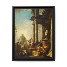 Alexander the Great at the Tomb of Achilles (ca. 1718-1719 (Baroque) by Giovanni Paolo Panini - NOMADEN ART GALLERY