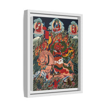 Tse Mara , a form of Dharmapala (protector of teachings), guardian of the Samye Monastery. Gouache painting by a Tibetan artist