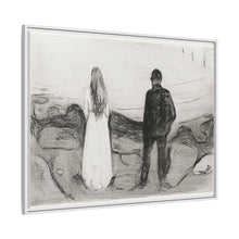 Two Human Beings. The Lonely Ones (1894) by Edvard Munch - NOMADEN ART GALLERY