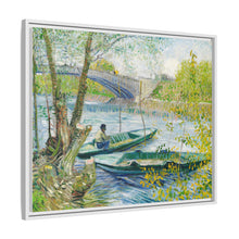 Fishing in Spring, the Pont de Clichy (Asnières) (1887) by Vincent Van Gogh - NOMADEN ART GALLERY