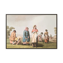 Illustration of riding the stang from The Costume of Yorkshire (1814) by George Walker - NOMADEN ART GALLERY