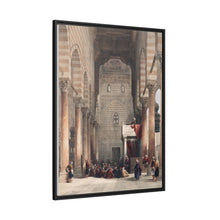 Interior of the mosque of the Metwalys (Metwalis) illustration by David Roberts (1796–1864)