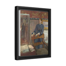 Hélène Rouart in her Father's Study (1886) by Edgar Degas - NOMADEN ART GALLERY