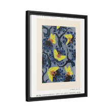 Butterfly pochoir pattern in Art Nouveau oriental style
