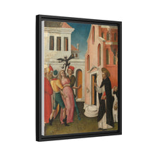 Saint Peter Martyr Exorcizing a Woman Possessed by a Devil by Antonio Vivarini
