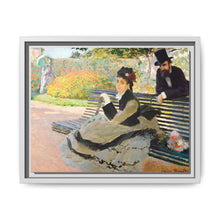 Camille Monet (1847–1879) on a Garden Bench (1873) by Claude Monet - NOMADEN ART GALLERY
