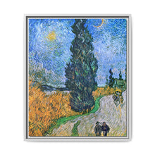 Vincent van Gogh's Road with Cypress and Star (1890) - NOMADEN ART GALLERY