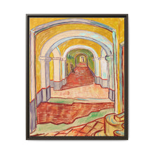 Corridor in the Asylum (1889) by Vincent Van Gogh - NOMADEN ART GALLERY