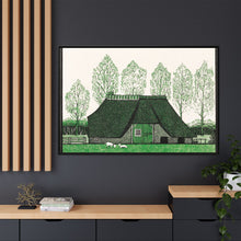 Farmhouse with thatched roof (1919) by Julie de Graag