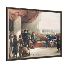 Interview with The Viceroy of Egypt at His palace at Alexandria illustration by David Roberts (1796–1864)
