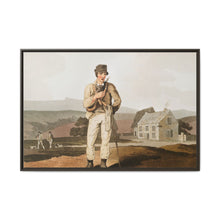 Illustration of moor guide from The Costume of Yorkshire (1814) by George Walker - NOMADEN ART GALLERY