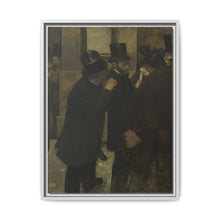 Portraits at the Stock Exchange (1878-1879) by Edgar Degas - NOMADEN ART GALLERY