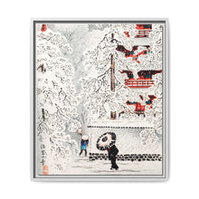 Snow at Asakusa, Yedo, Musashi Province print in high resolution by Hiroaki Takahashi (1871–1945) - NOMADEN ART GALLERY