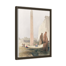 Luxor city on the east bank of the Nile River in southern Egypt illustration by David Roberts (1796–1864)