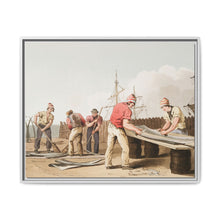 Illustration of whalebone scrapers from The Costume of Yorkshire (1814) by George Walker - NOMADEN ART GALLERY