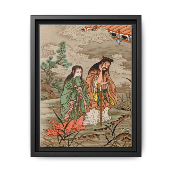Chinese tales, vintage Japanese painting by G.A. Audsley - NOMADEN ART GALLERY