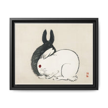 Black and white rabbits by Kōno Bairei (1844-1895) - NOMADEN ART GALLERY