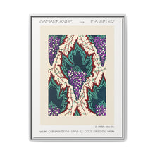 Grape pattern Art Nouveau pochoir print in oriental style. Original from our own 1914 edition of Samarkande - NOMADEN ART GALLERY