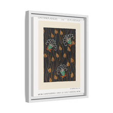 Estampado de pochoir con estampado floral Art Déco de estilo oriental. Original de nuestra edición de Samarkande de 1914.