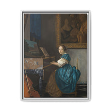 Johannes Vermeer’s Young Woman Seated at a Virginal (ca. 1670–1672) - NOMADEN ART GALLERY
