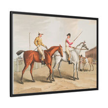 Illustration of jockies from The Costume of Yorkshire (1814) by George Walker