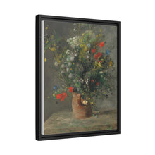 Flores en un jarrón (c. 1866), cuadro de alta resolución de Pierre-Auguste Renoir 