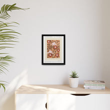 Impresión de plantilla con patrón floral Art Nouveau de estilo oriental