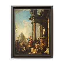 Alexander the Great at the Tomb of Achilles (ca. 1718-1719 (Baroque) by Giovanni Paolo Panini - NOMADEN ART GALLERY