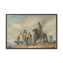 Three Armed Riders Escorting Prisoners near Reims (1825) by Peter von Hess - NOMADEN ART GALLERY