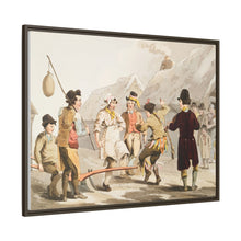 Illustration of the fool plough from The Costume of Yorkshire (1814) by George Walker