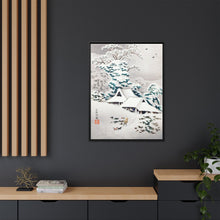 Sawatari in Snow (1936) print in high resolution by Hiroaki Takahashi