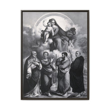 The Virgin and Child with Saint Geminianus of Modena, Saint Peter, Saint Paul and Saint Antony of Padua. Lithograph by F. Hanfstaengl after B. Ramenghi, il Bagnacavallo. - NOMADEN ART GALLERY
