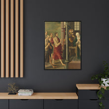 Panel of an Altarpiece with Dispute with the Doctors, on verso is Appearance of Christ to his Mother (c. 1520 - c. 1535) by Master of Alkmaar
