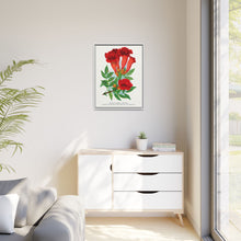 Trumpet flower lithograph. Digitally enhanced from our own original 1900 edition plates of Botanical Specimen published by Rochester Lithographing