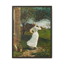 The Dinner Horn, Blowing the Horn at Seaside (1870) by Winslow Homer - NOMADEN ART GALLERY
