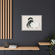 Black and white puppies by Kōno Bairei (1844-1895).