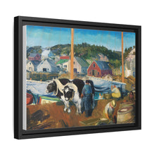 Ox Team, Wharf at Matinicus (1916)