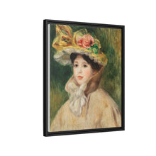 Mujer con Capeline (Femme à la capeline) (principios de la década de 1890) de Pierre-Auguste Renoir