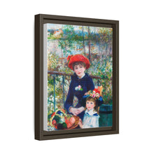 Dos hermanas (en la terraza) (1881) de Pierre-Auguste Renoir 