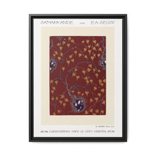 Art Nouveau Flower pattern pochoir print in oriental style. Original from our own 1914 edition of Samarkande - NOMADEN ART GALLERY
