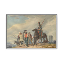 Three Armed Riders Escorting Prisoners near Reims (1825) by Peter von Hess - NOMADEN ART GALLERY