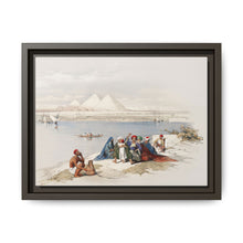 Pyramids of Gezeeh (Giza) from the Nile illustration by David Roberts (1796–1864) - NOMADEN ART GALLERY