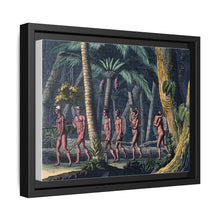 Puri Indians by the Paraiba river, Brazil. Coloured aquatint by P. Fumagalli, ca. 1821, after M. Zu Wied-Neuwied.
