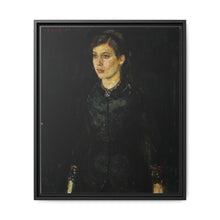 Inger in Black (1884) by Edvard Munch - NOMADEN ART GALLERY