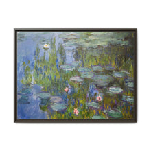 Water Lilies by Claude Monet - Framed Classic Canvas Print - NOMADEN ART GALLERY